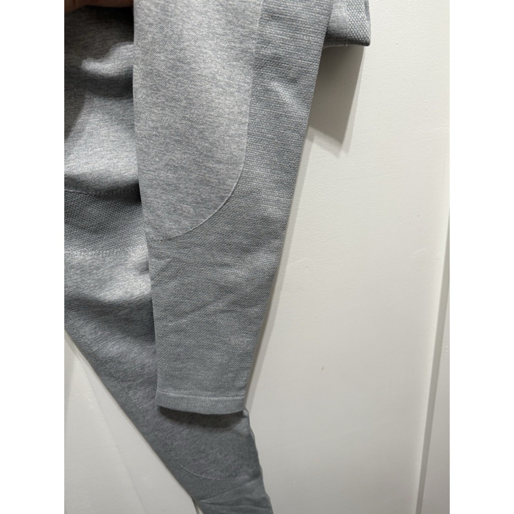 Gymshark Flex Seamless‎ Leggings Grey Purple Size M Gym Yoga Compression Workout - Picture 2 of 13